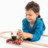 Bigjigs Toys Wooden Coal Mine Train Set for Kids 3+ Years-5