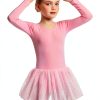 Pavo Ballet Leotard Girls 92% Cotton Spandex Bow-1