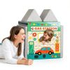 RedFortus 3-in-1 Toy Garage Foldable Kids-2