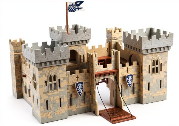 Papo Play Castle Kids Set Plastic 5‑Tower Design-1