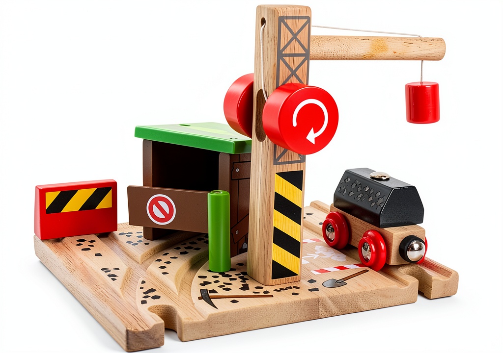 Bigjigs Toys Wooden Coal Mine Train Set