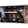 Lombibiu 1/64 Scale Garage Model Toy Car Display Case-0