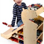 Taladad Wooden Dinosaur Ramp Toy Garage-0