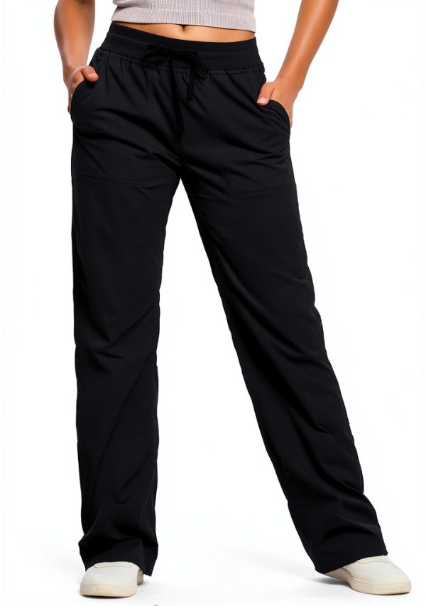 SEVEGO Women's Dance Pants Lightweight Pinstripe-0