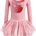 Pavo Ballet Leotard Girls 92% Cotton Spandex Bow-0