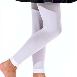 KidsFit Girls Footless Dance Tights Soft Stretch-0