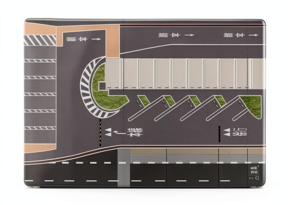Generic 1/64 Scale Parking Lot Toy Garage Accessory-6