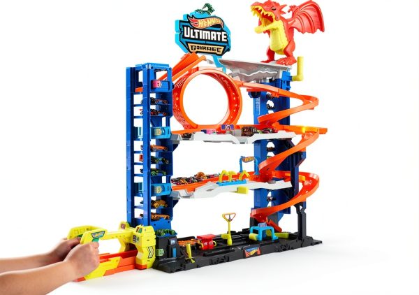 Hot Wheels City Ultimate Garage Mattel Toy Garage-4