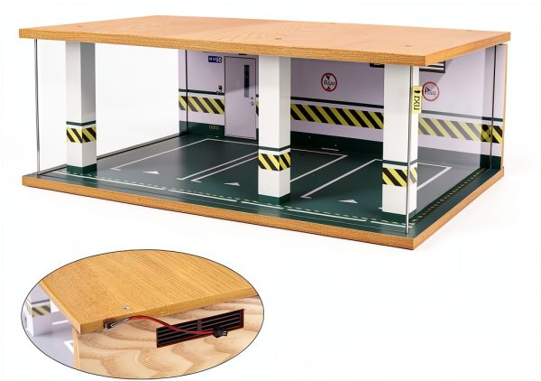 Mlonausz Toy Garage Model 1:1 Wood Sheet Aluminum-6