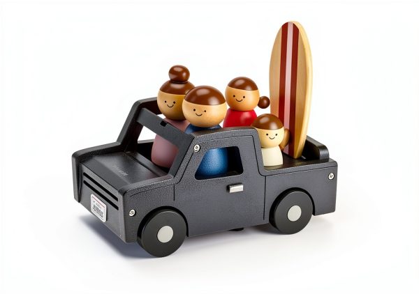 Tiny Land Wooden Dollhouse Garage Set-3