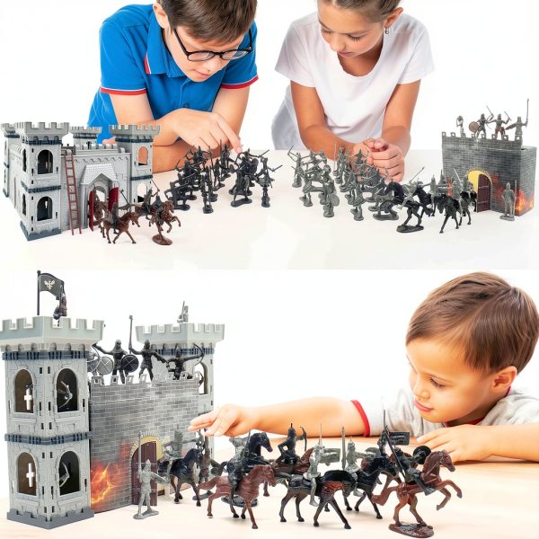 Plustopoy Medieval Castle Toy for Kids-3