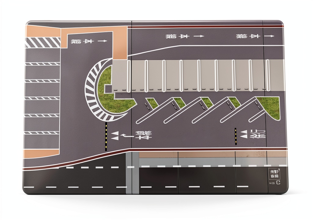1/64 scale parking lot mat
