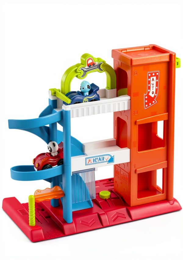 Branford Limited Car Garage Playset for Toddlers-1