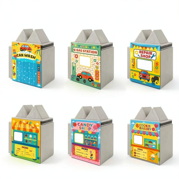 RedFortus 3-in-1 Toy Garage Foldable Kids-8