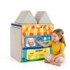 RedFortus 3-in-1 Toy Garage Foldable Kids-4