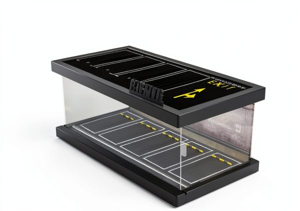 Bivitre Acrylic Garage Display Case Lighted 1/64 Scale-2