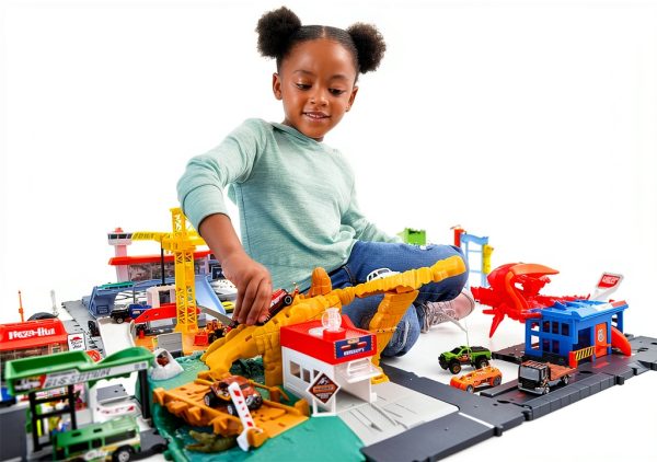 Hot Wheels City Downtown Car Park Toy Garage Mattel-1
