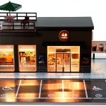 1/64 Coffee Shop Garage by ModelCo LED Display-0