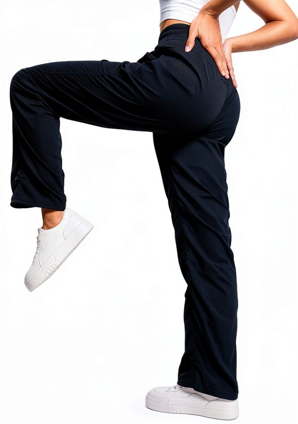 SEVEGO Women's Dance Pants Lightweight Pinstripe-4