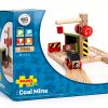 Bigjigs Toys Wooden Coal Mine Train Set for Kids 3+ Years-6