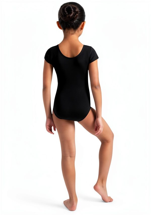Girls Leotard Capezio Ballet Pink Scoop Design-4