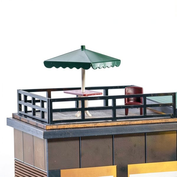 1/64 Coffee Shop Garage by ModelCo LED Display-3