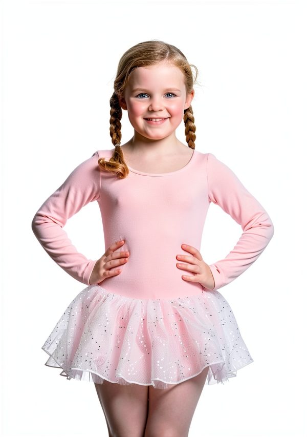 Pavo Ballet Leotard Girls 92% Cotton Spandex Bow-5