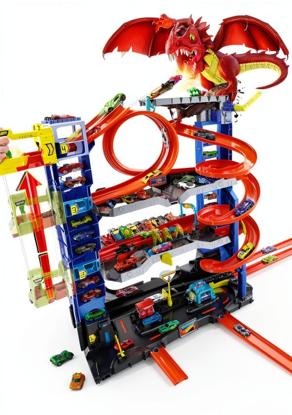 Hot Wheels City Ultimate Garage Mattel Toy Garage-6