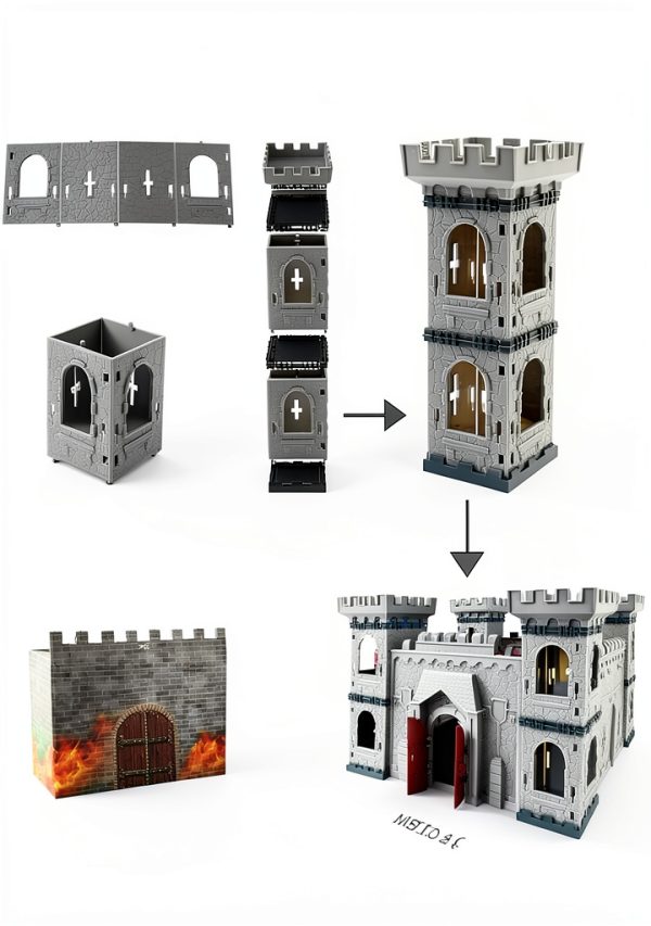 Yoyoom Medieval Castle Toy Set for Kids-4