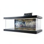 Bivitre Acrylic Garage Display Case Lighted 1/64 Scale-0