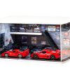 Lombibiu 1/64 Scale Garage Model Toy Car Display Case-4