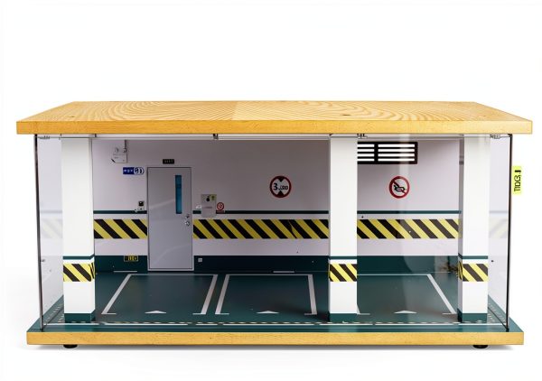 Mlonausz Toy Garage Model 1:1 Wood Sheet Aluminum-5