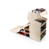 Taladad Wooden Dinosaur Ramp Toy Garage-5