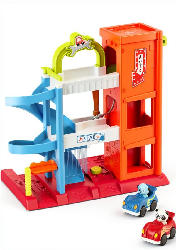 Branford Limited Car Garage Playset for Toddlers-0