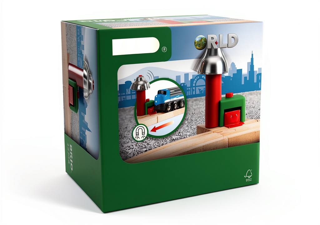 BRIO Magnetic Bell Signal for Kids Train Sets