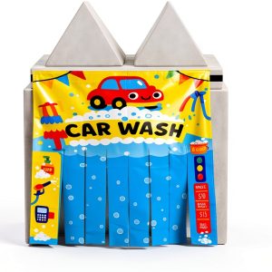 RedFortus 3-in-1 Toy Garage Foldable Kids-0
