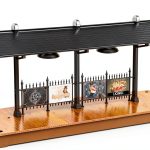 Lionel O Gauge Train Station Platform LED Illuminated Model-0
