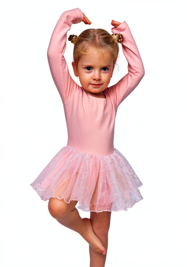 Pavo Ballet Leotard Girls 92% Cotton Spandex Bow-4