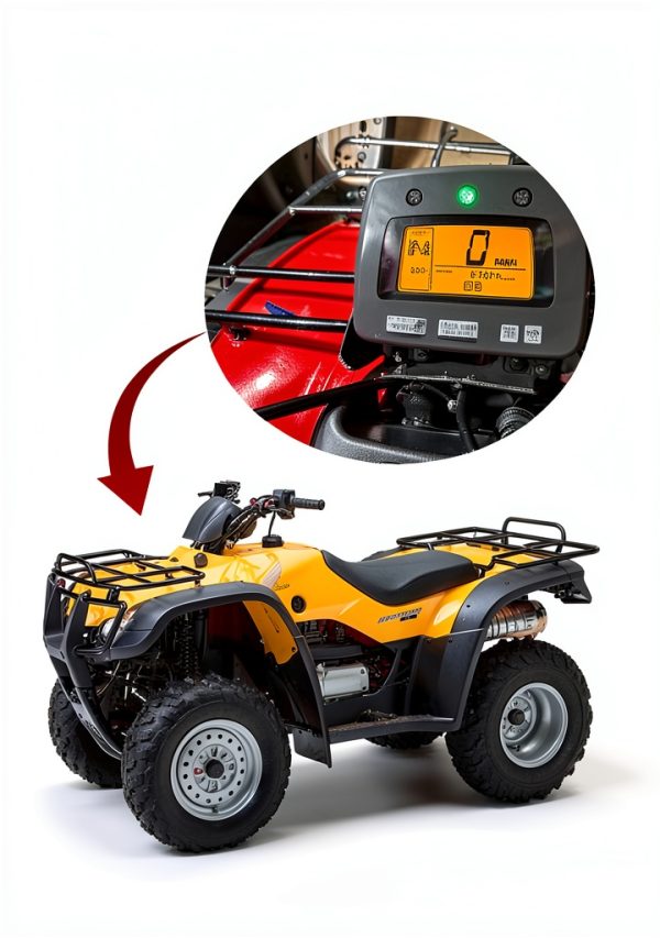 Honda ATV Foreman 450 S TRX450FM Speedometer Replacement-5