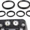 Electra Glide Speedometer Bezel Kit CNC Aluminum-3