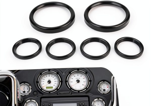 Electra Glide Speedometer Bezel Kit CNC Aluminum-3